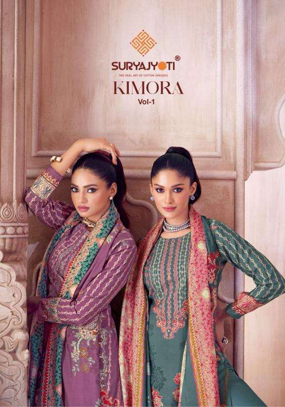 SuryaJyoti Kimora Vol-01 dress material wholesalers in surat