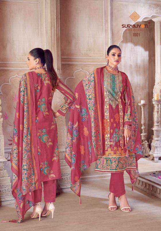 SuryaJyoti Kimora Vol-01 dress material wholesalers in surat