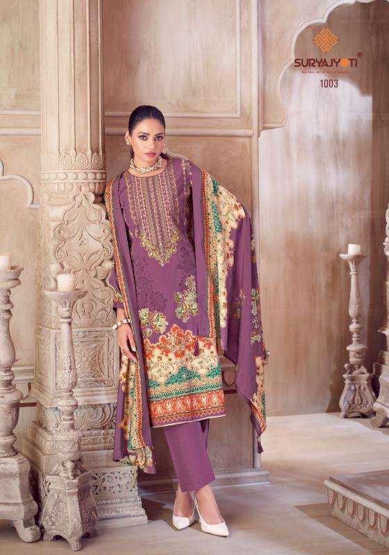 SuryaJyoti Kimora Vol-01 dress material wholesalers in surat
