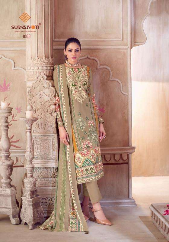 SuryaJyoti Kimora Vol-01 dress material wholesalers in surat