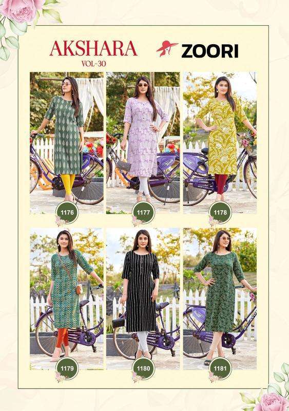 Zoori Akshara Vol 30 kurti wholesale market in kurla