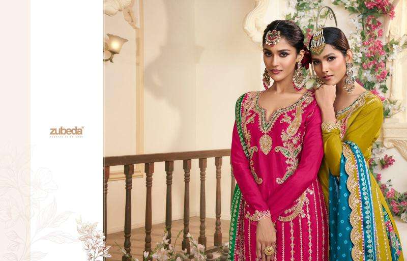 Zubeda Kalam Kari Party wear salwar kameez online