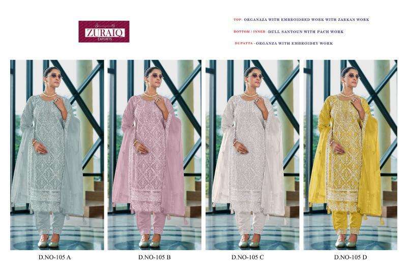 Zuraiq 105 ABCD salwar kameez wholesale in chennai