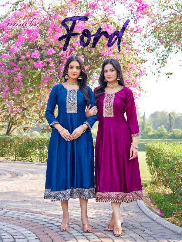 Aanchi Ford Fusion wear kurtis for women
