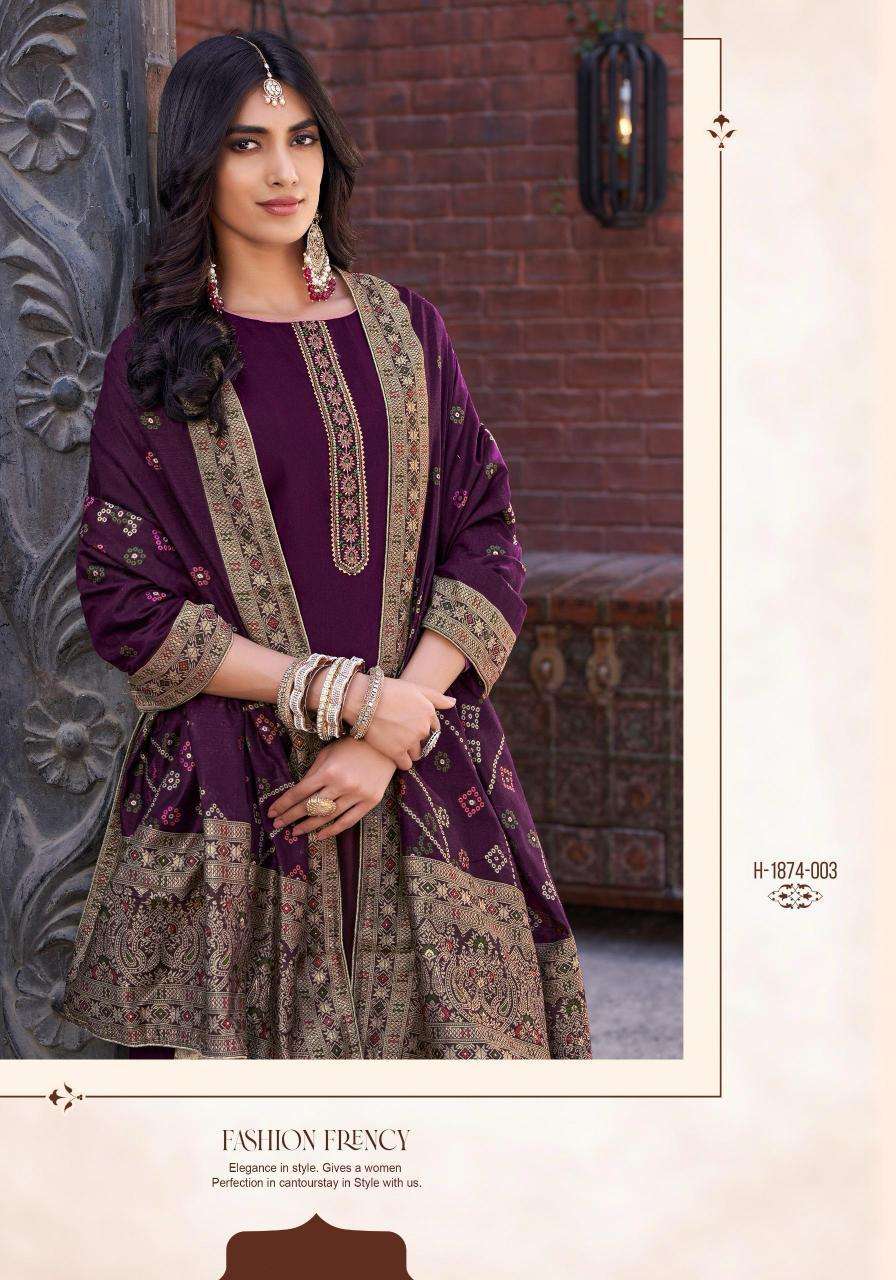 Alok Glossy Touch Vol 4 Dress material suppliers in Surat