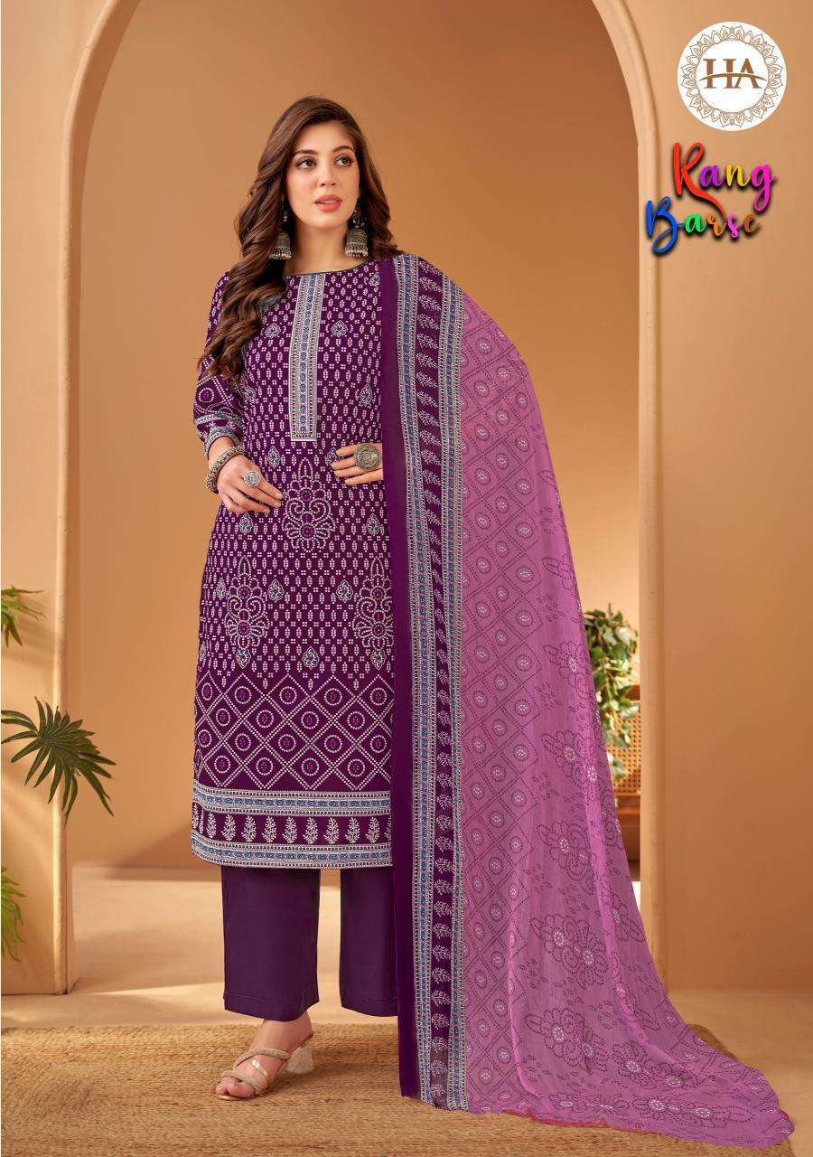 Alok Harshit Rang Barse Ladies dress materials wholesale