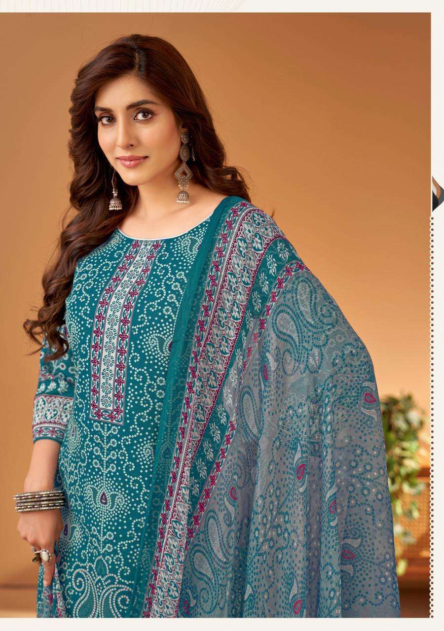 Alok Harshit Rang Barse Ladies dress materials wholesale