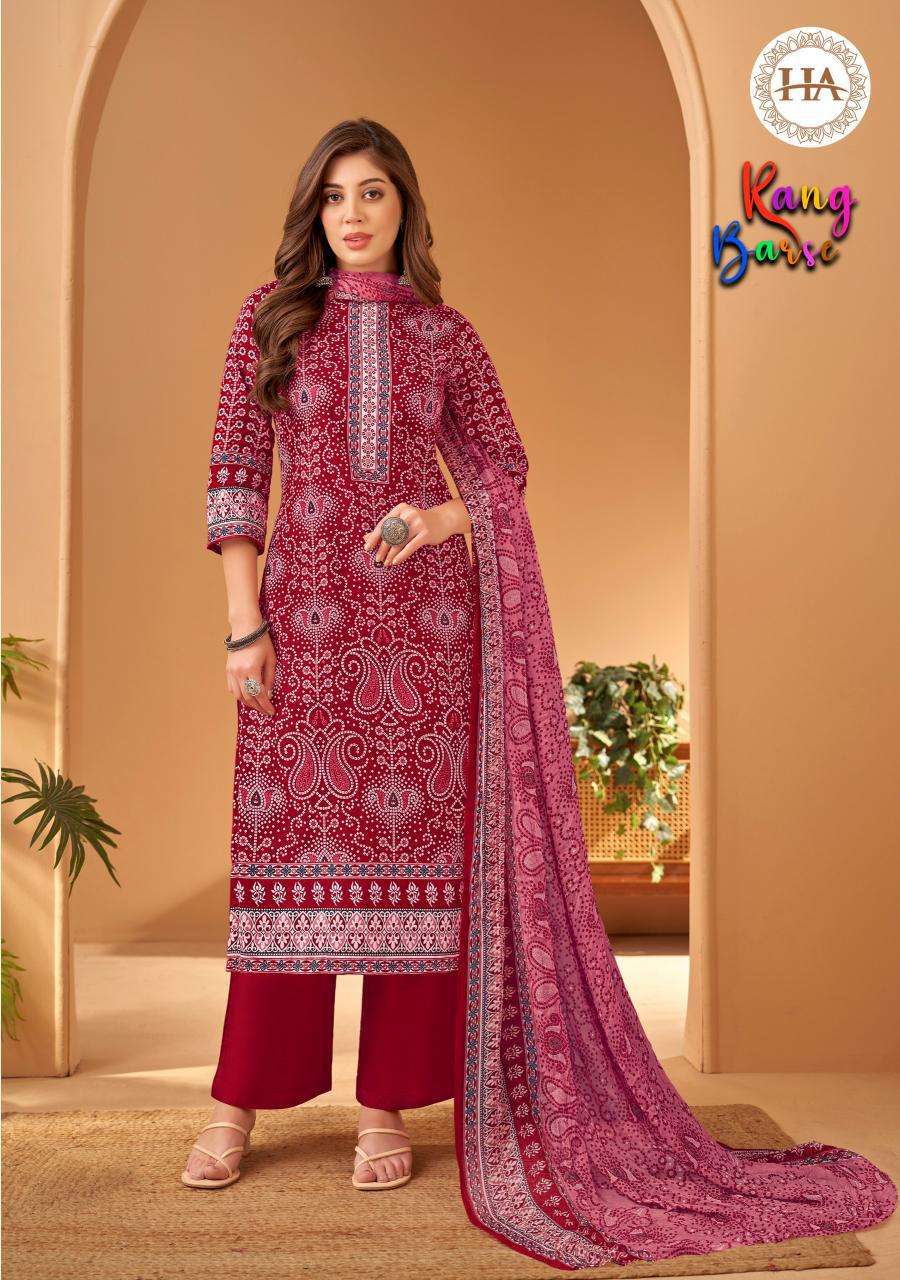 Alok Harshit Rang Barse Ladies dress materials wholesale