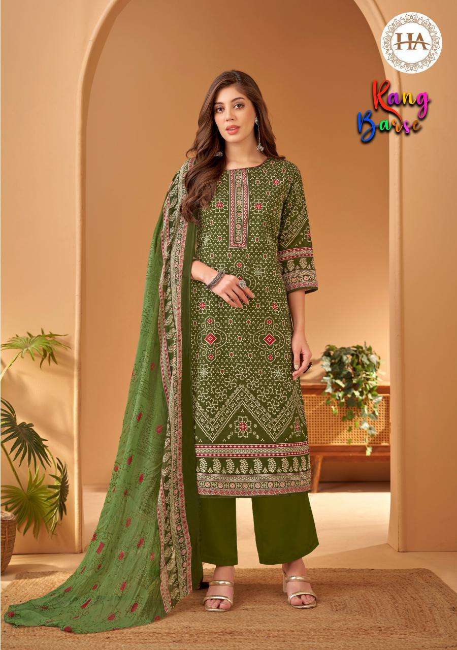 Alok Harshit Rang Barse Ladies dress materials wholesale