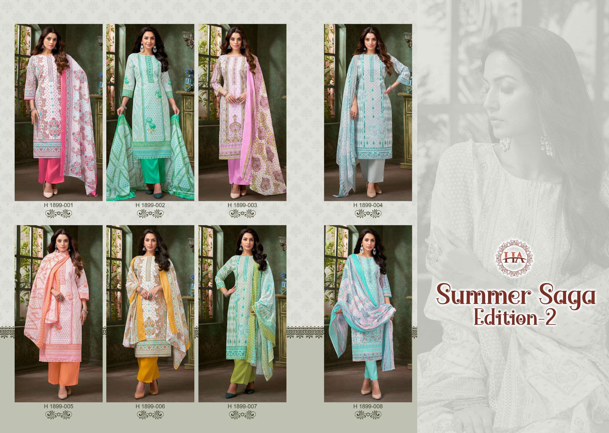 Alok Harshit Summer Saga Vol 2 Surat dress material market