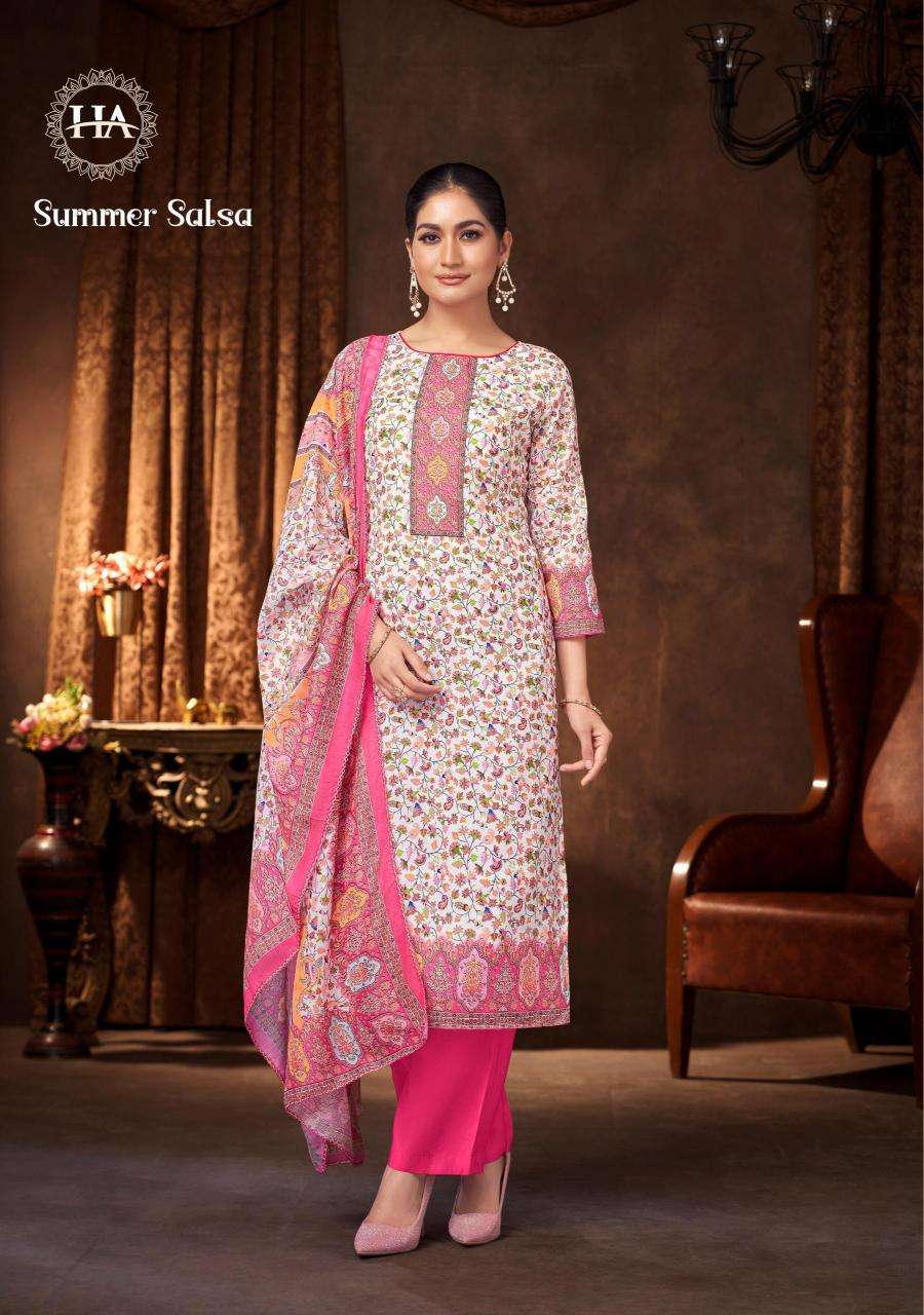 Alok Harshit Summer Salsa Surat dress materials online