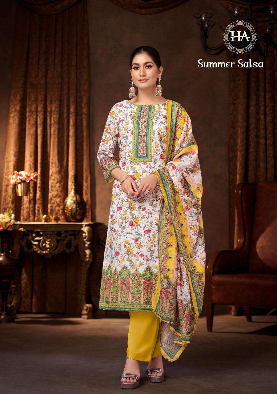 Alok Harshit Summer Salsa Surat dress materials online