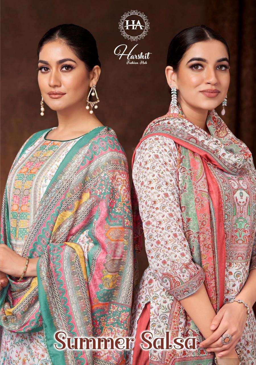 Alok Harshit Summer Salsa Surat dress materials online