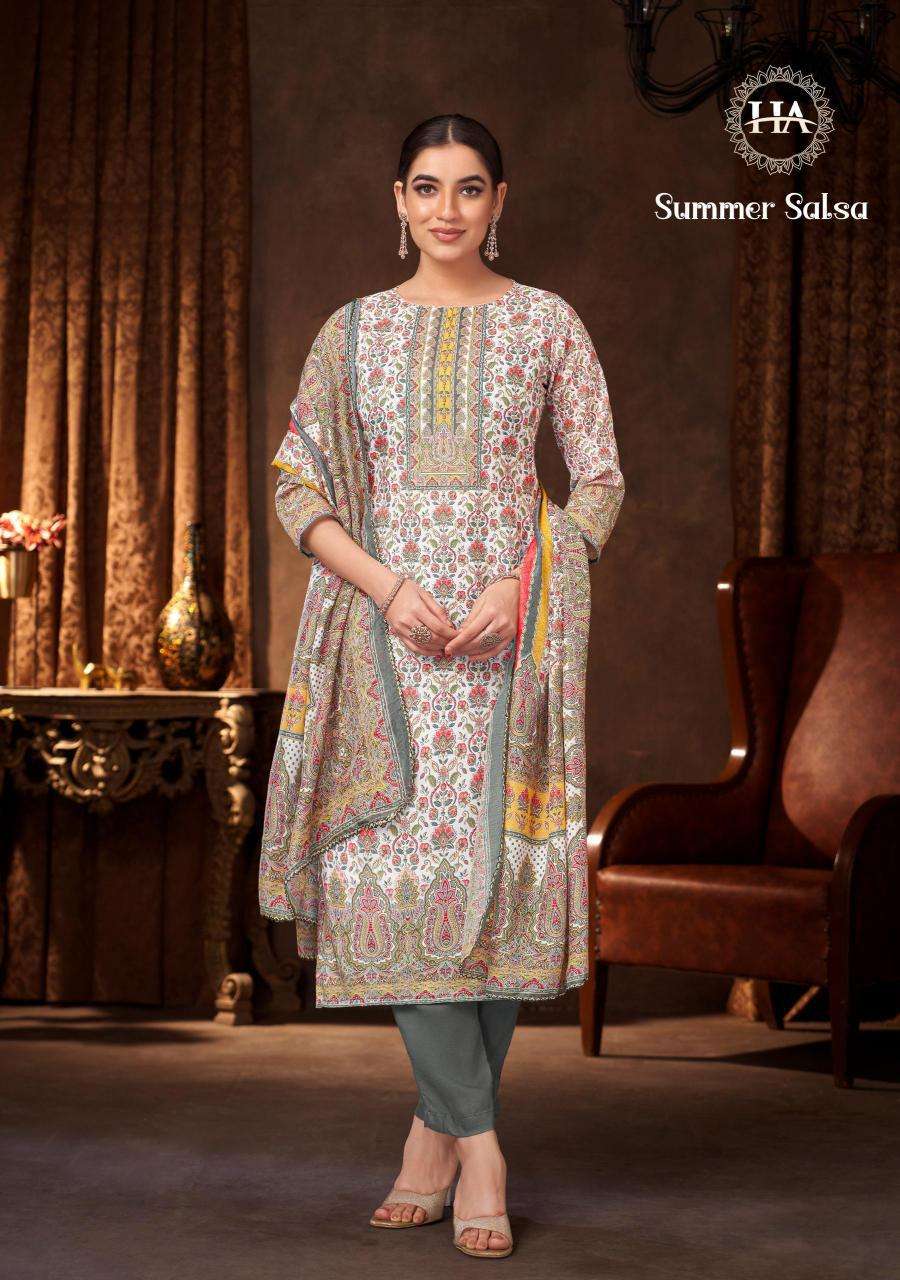 Alok Harshit Summer Salsa Surat dress materials online
