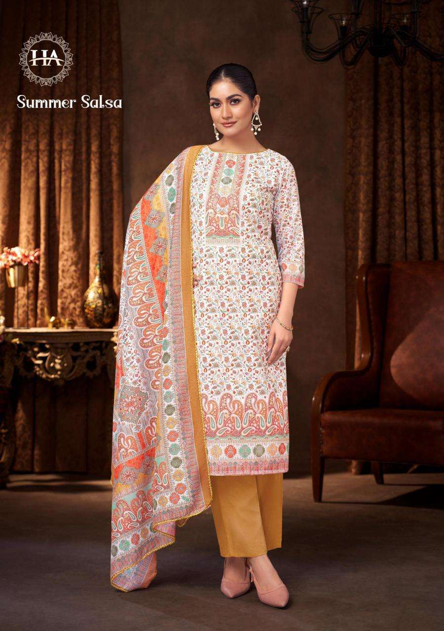 Alok Harshit Summer Salsa Surat dress materials online