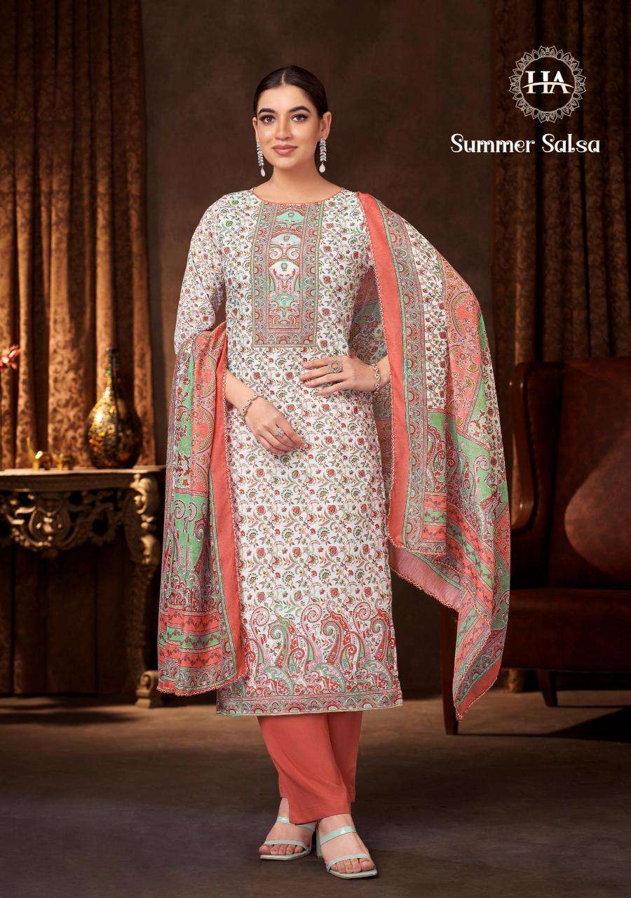 Alok Harshit Summer Salsa Surat dress materials online