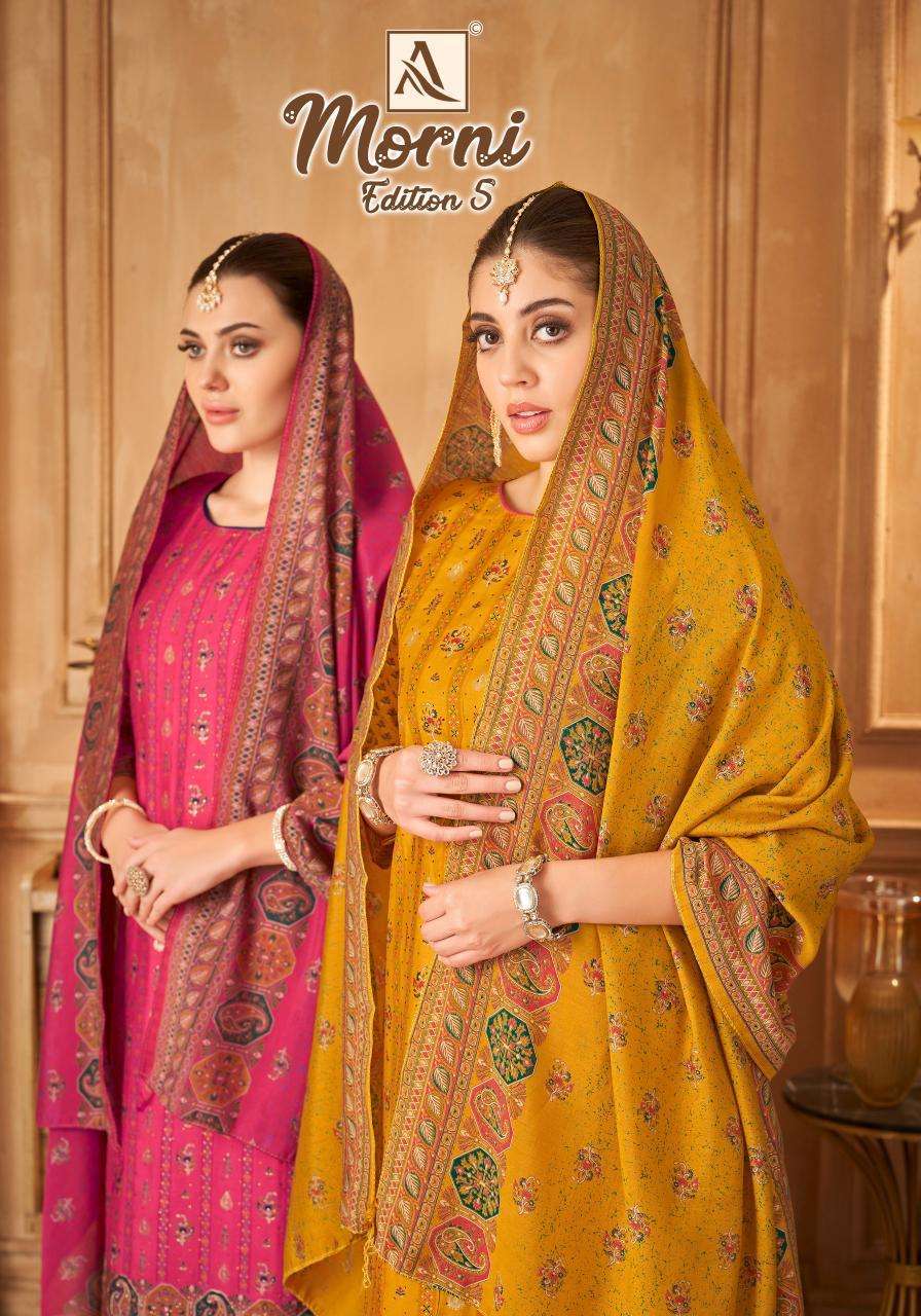 Alok Morni Vol 5 Designer dress materials wholesale