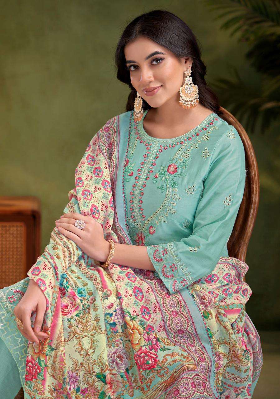 Alok Tabeer Gold Vol 2 Wholesale dress materials suppliers