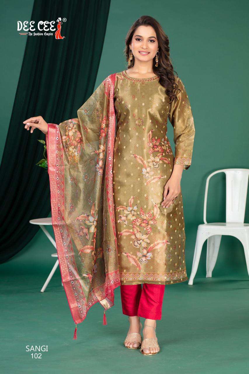 Deecee Sangi Kurti Fabric Wholesale
