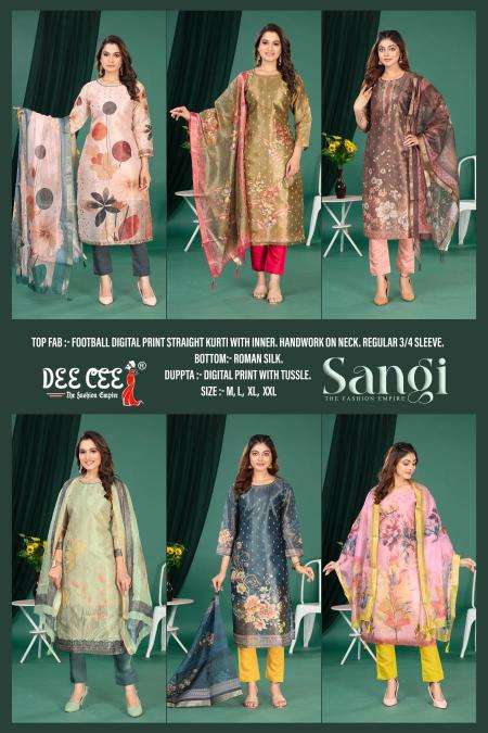Deecee Sangi Kurti Fabric Wholesale