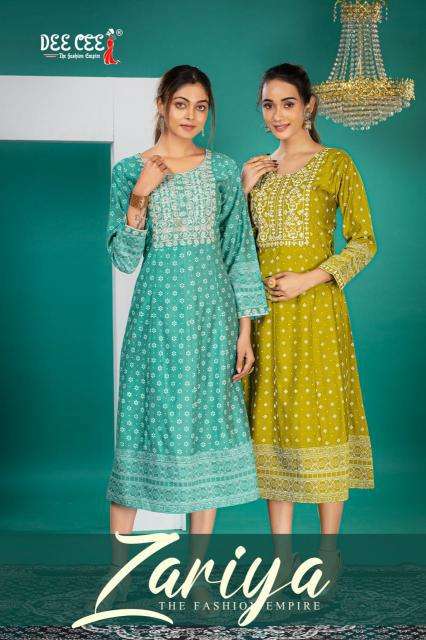 Deecee Zariya designer kurtis wholesale