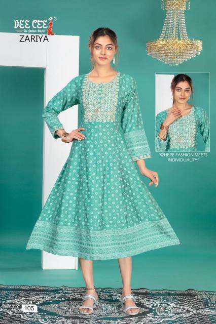 Deecee Zariya designer kurtis wholesale