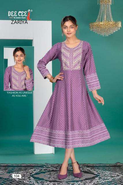 Deecee Zariya designer kurtis wholesale