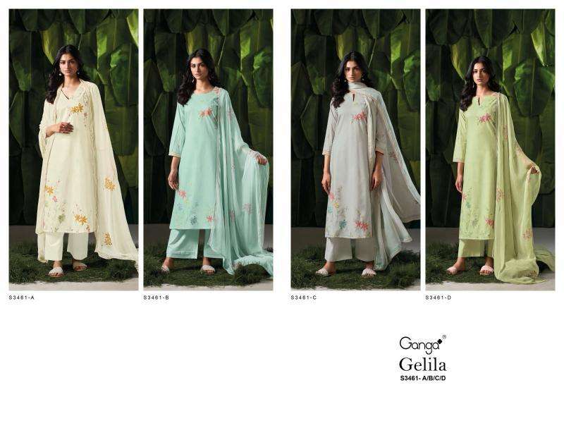 Ganga Gelila 3461 Pakistani suits wholesale market in Mumbai