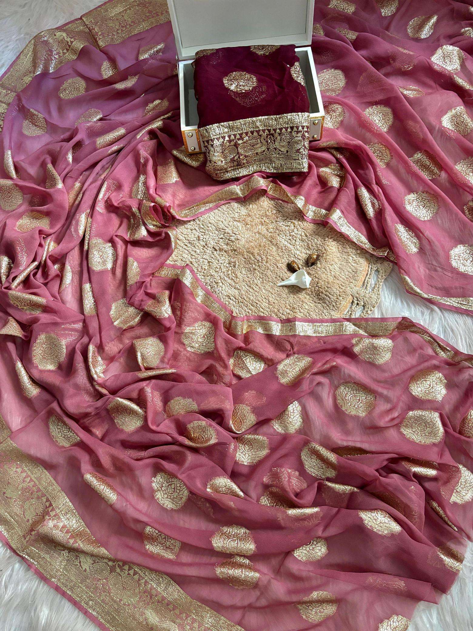 Kapda Thread Pure Viscose Georgette Vol 3 Indian Saree online