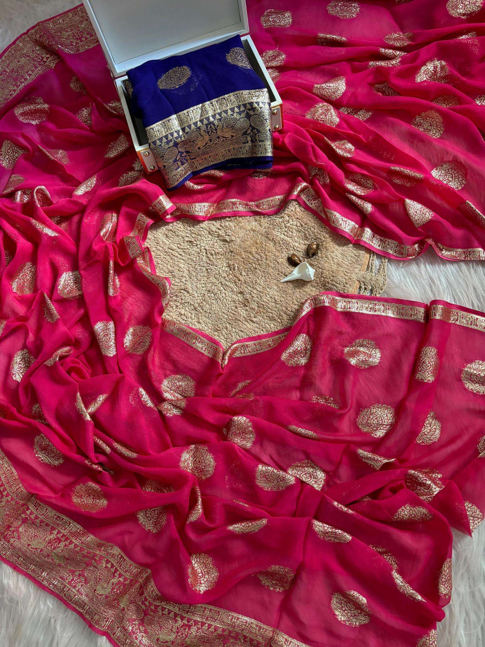Kapda Thread Pure Viscose Georgette Vol 3 Indian Saree online