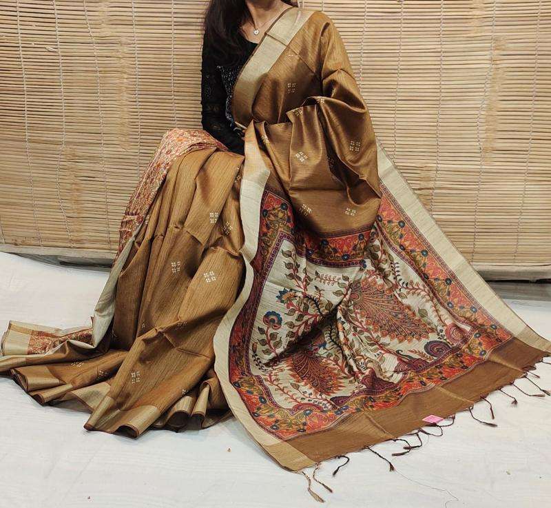 Kapda Thread Soft Khadi Raw silk Wholesale saree market in India