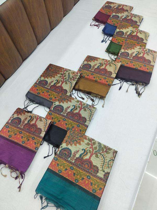 Kapda Thread Soft Khadi Raw silk Wholesale saree market in India