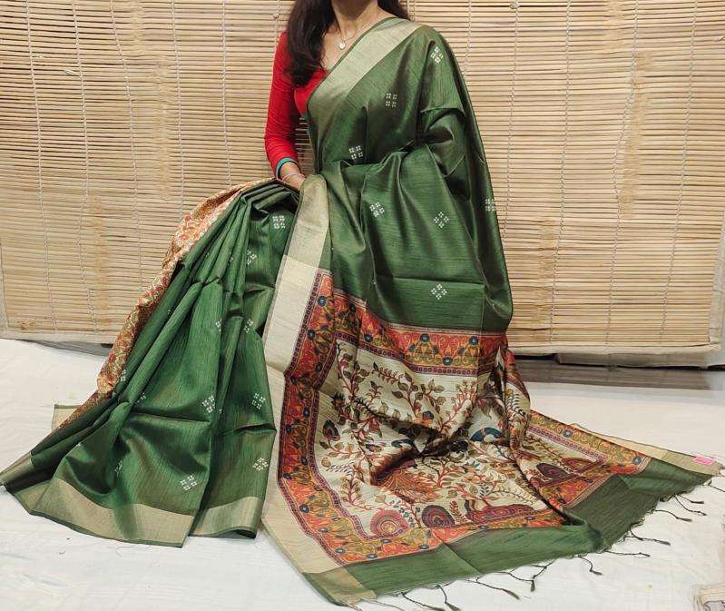 Kapda Thread Soft Khadi Raw silk Wholesale saree market in India