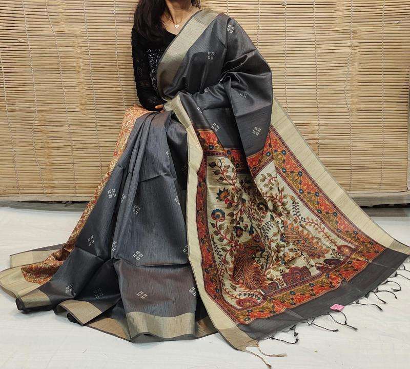 Kapda Thread Soft Khadi Raw silk Wholesale saree market in India