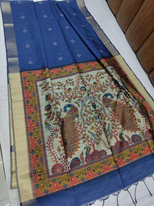 Kapda Thread Soft Khadi Raw silk Wholesale saree market in India