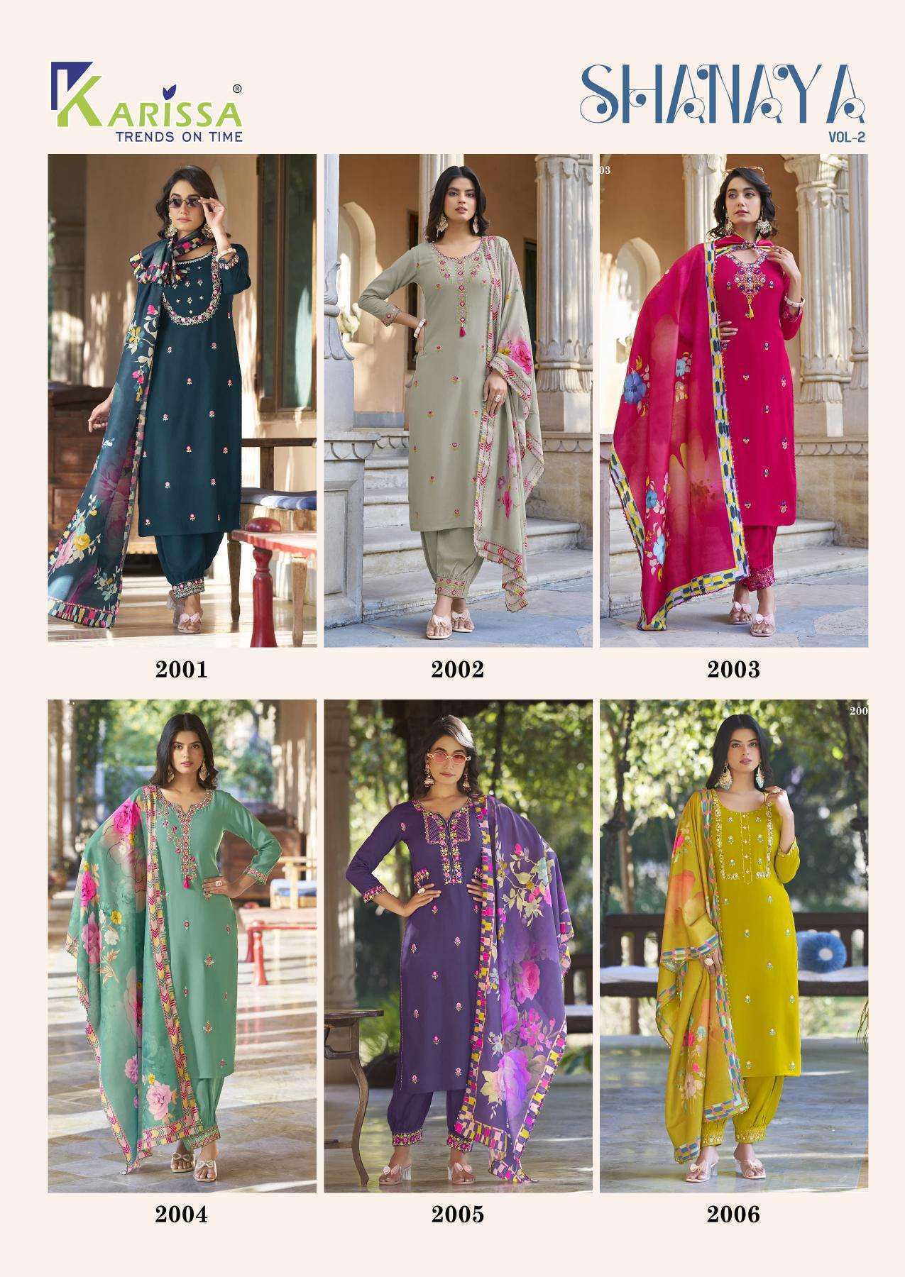 Karissa Shanaya Vol 2 Party wear kurtis in kolkata