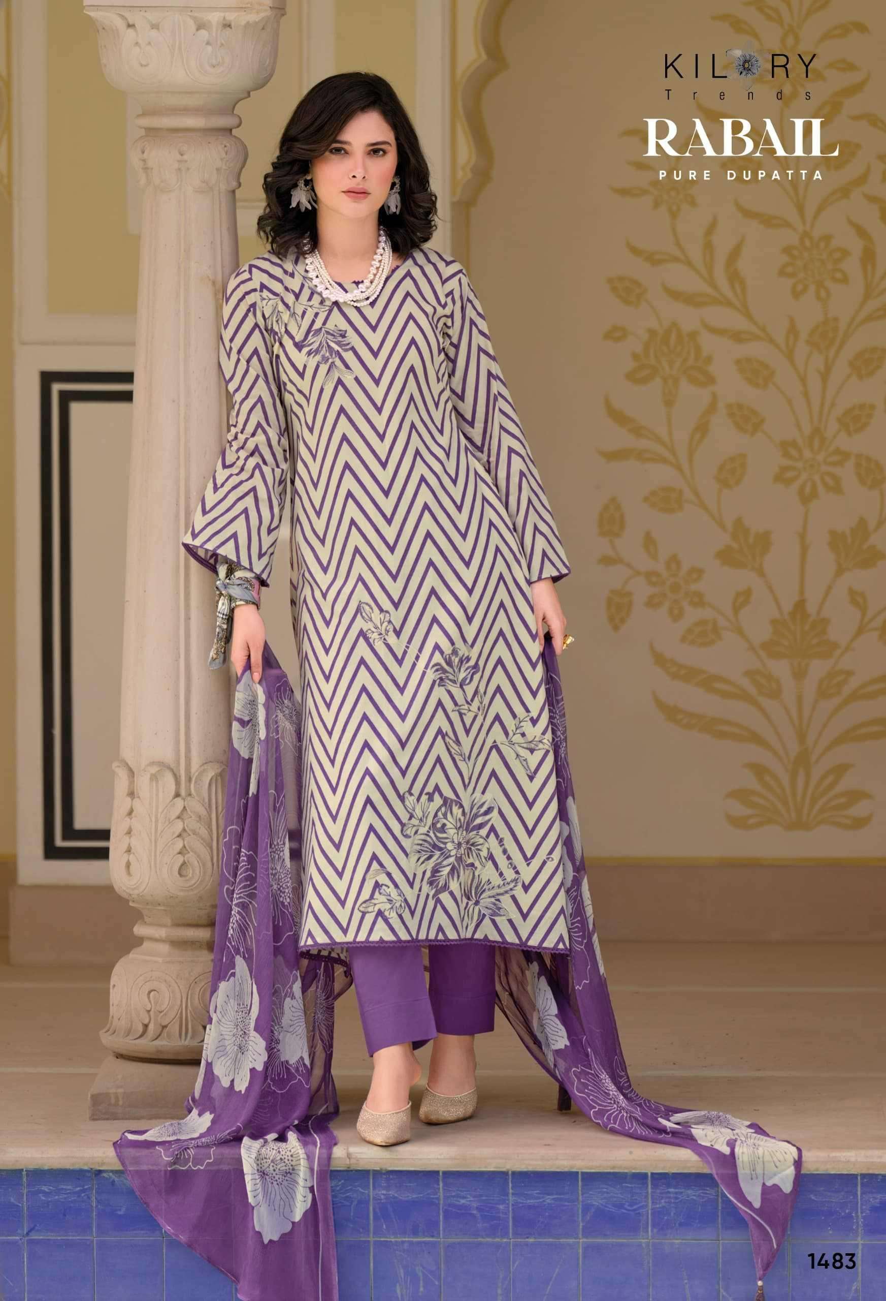 Kilory Rabail Pakistani lawn suits wholesale