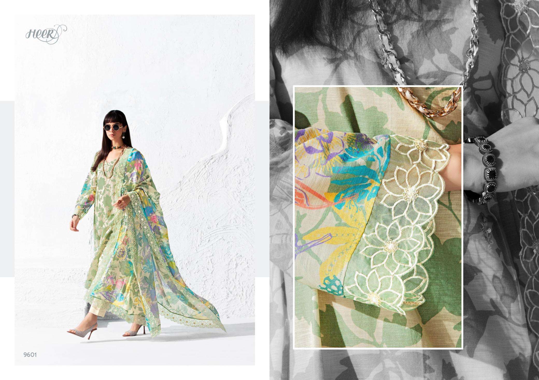 Kimora Heer Icon Lawn suit material wholesale market in Kolkata