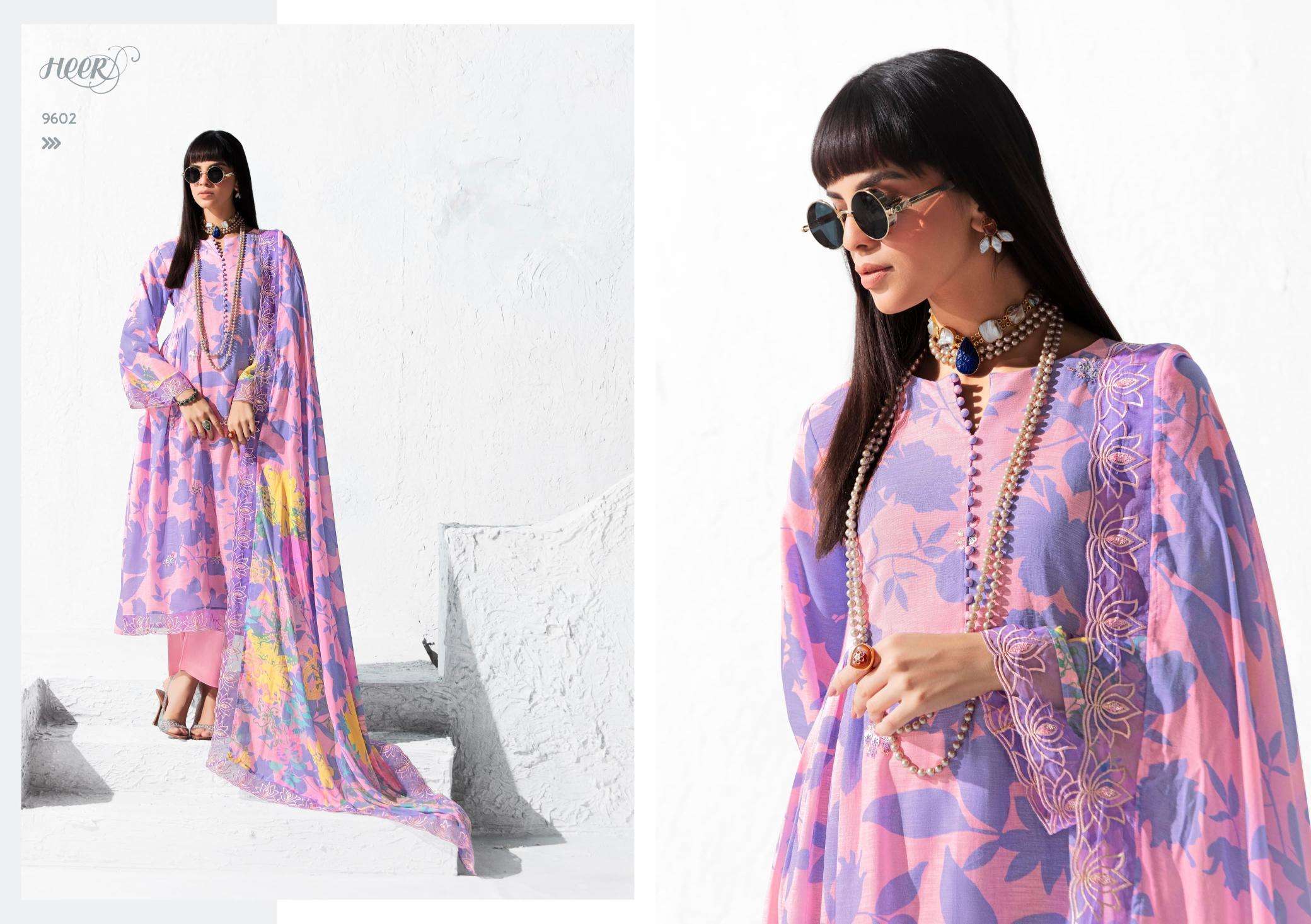 Kimora Heer Icon Lawn suit material wholesale market in Kolkata