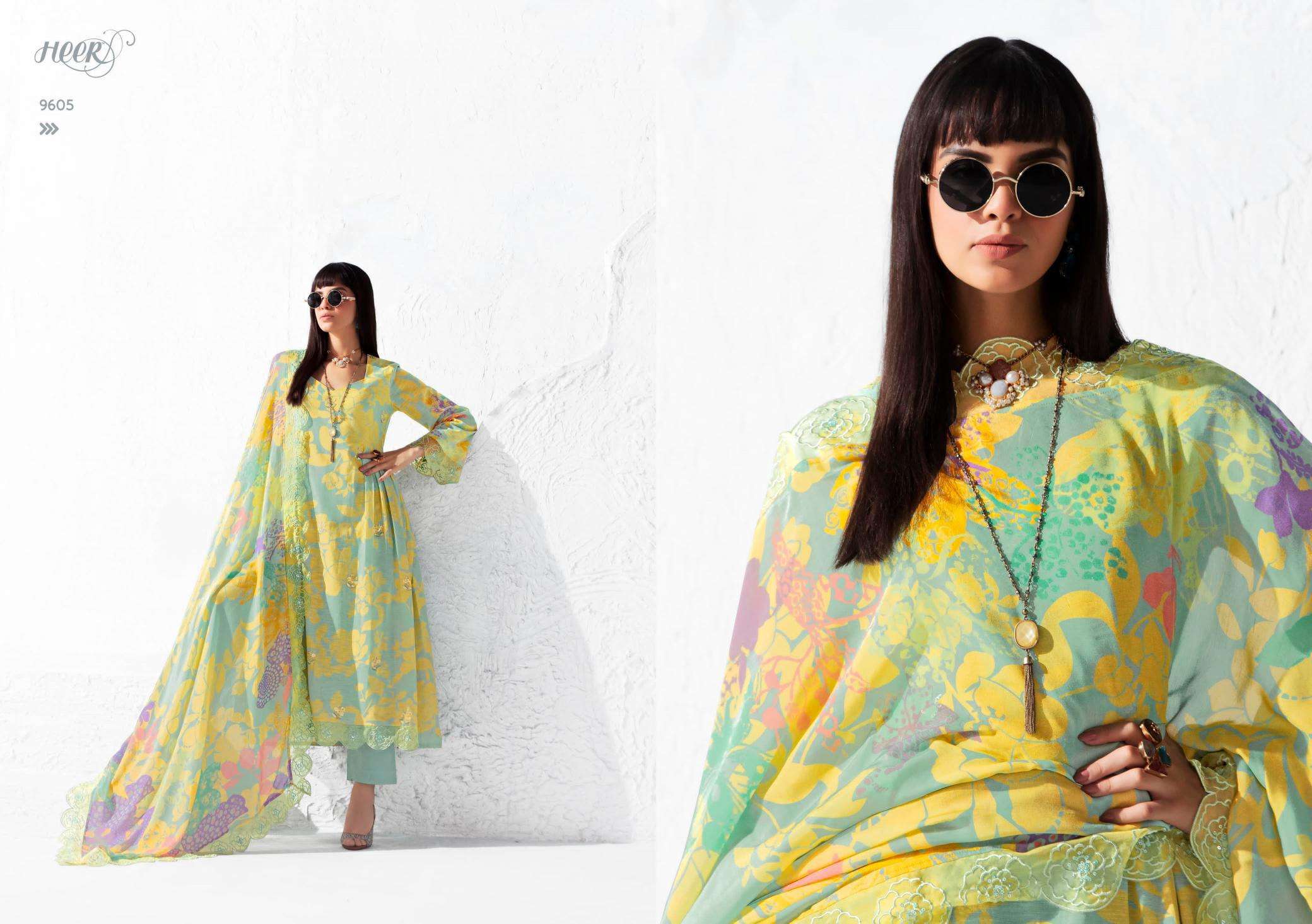 Kimora Heer Icon Lawn suit material wholesale market in Kolkata