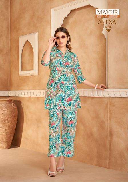 Mayur Alexa Vol-4 Cord Set Casual kurtis wholesale in Mumbai