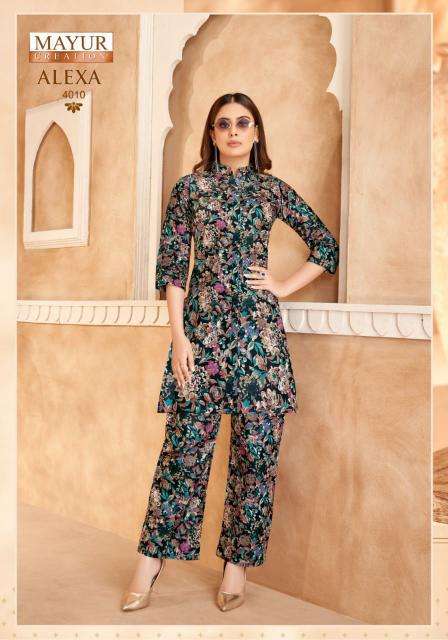 Mayur Alexa Vol-4 Cord Set Casual kurtis wholesale in Mumbai