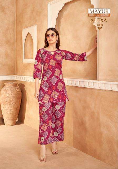 Mayur Alexa Vol-4 Cord Set Casual kurtis wholesale in Mumbai