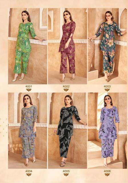 Mayur Alexa Vol-4 Cord Set Casual kurtis wholesale in Mumbai