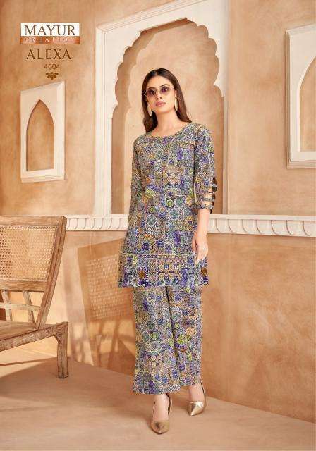 Mayur Alexa Vol-4 Cord Set Casual kurtis wholesale in Mumbai