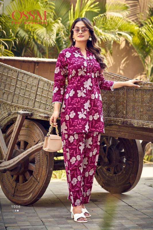 Ossm Cotton Beats co ord sets Wholesale Kurti suppliers in surat