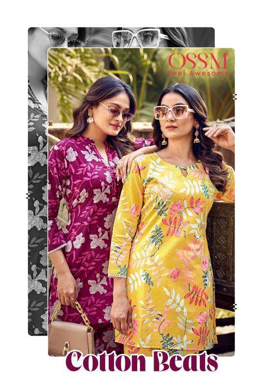 Ossm Cotton Beats co ord sets Wholesale Kurti suppliers in surat