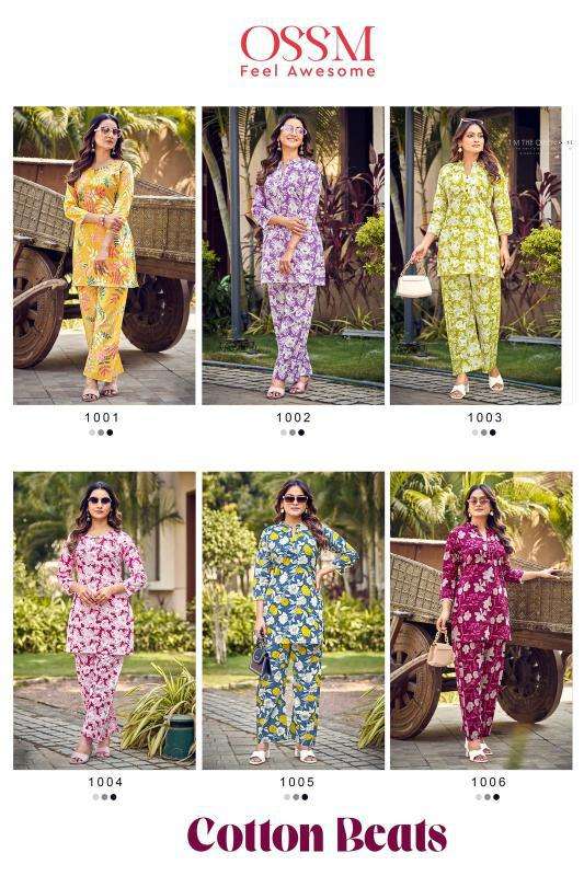 Ossm Cotton Beats co ord sets Wholesale Kurti suppliers in surat