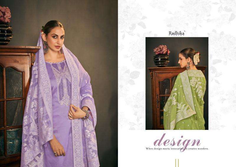 Radhika Azara Cycle Vol 4 Bollywood dress materials wholesale