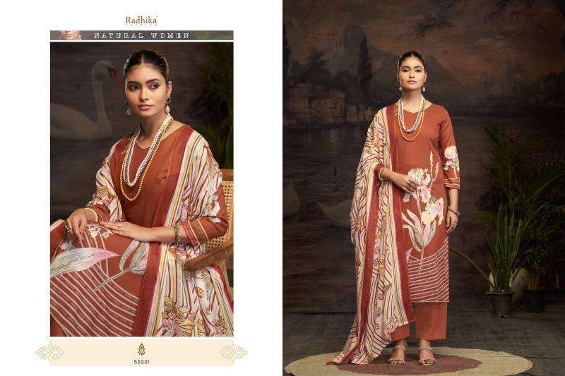 Radhika Azara Roshni Surat wholesale dress material price list
